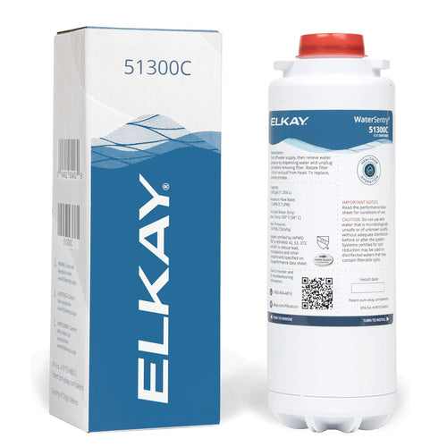 Elkay 51300C/ERF750/55898C Replacement Filter, for Bottle Fillers & Coolers