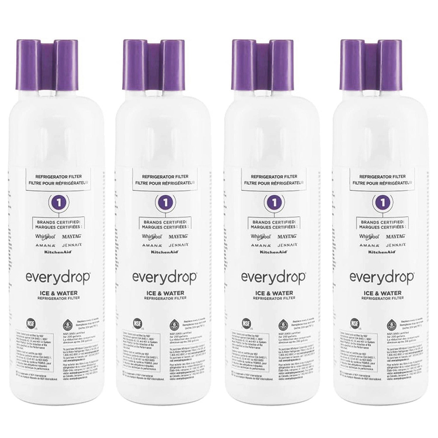 Everydrop water filter 1, EDR1RXD1 Refrigerator water filter - W10295370, 46-9081