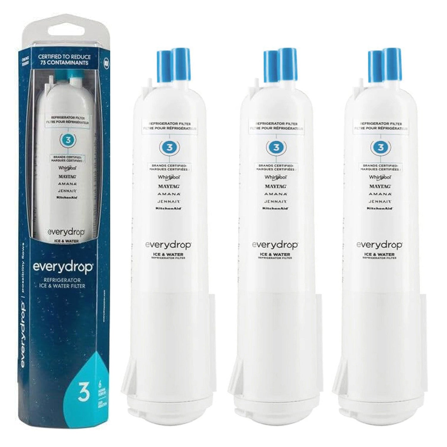 Everydrop water filter 3, EDR3RXD1 Refrigerator water filter - 4396710, 46-9083