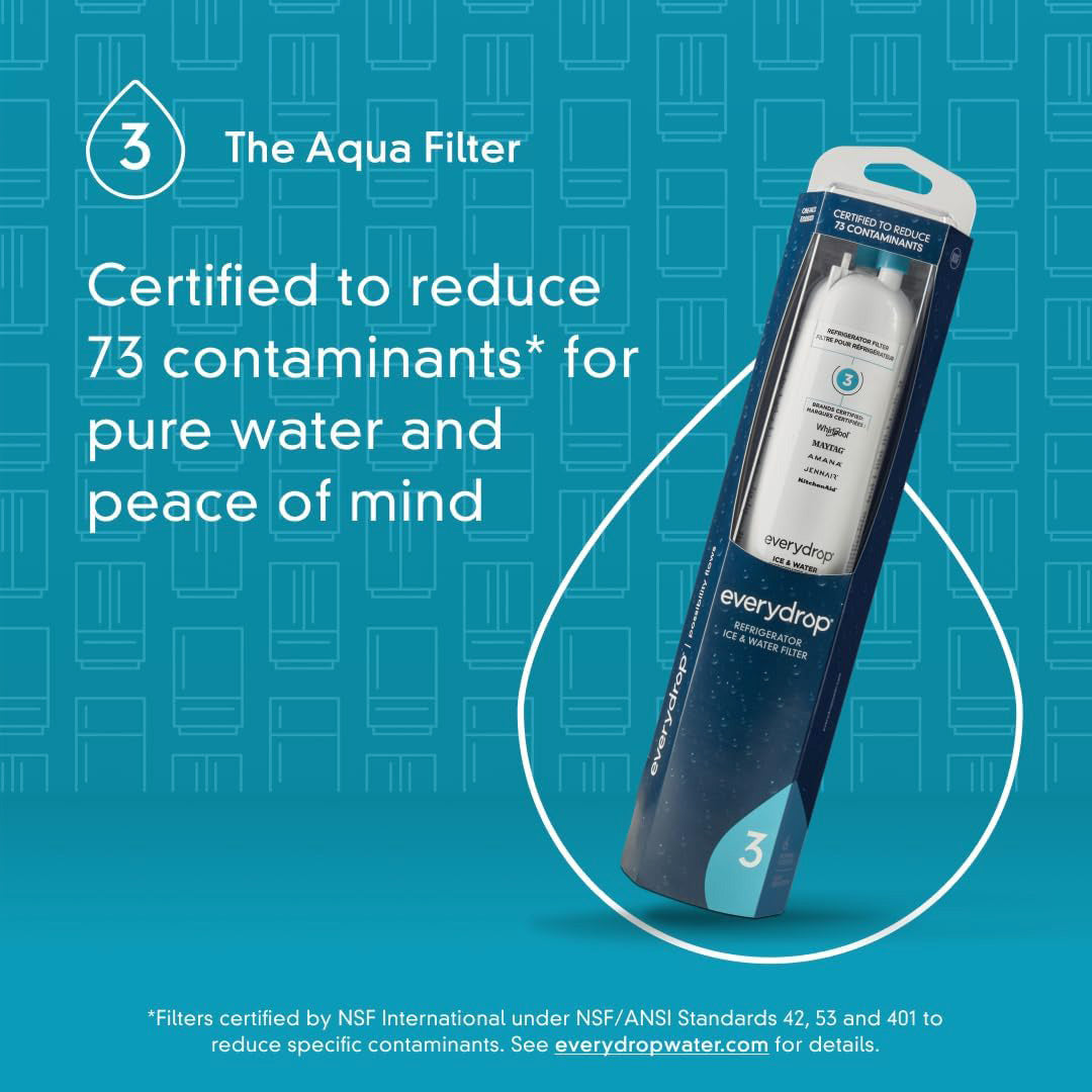Everydrop water filter 3, EDR3RXD1 Refrigerator water filter - 4396710, 46-9083