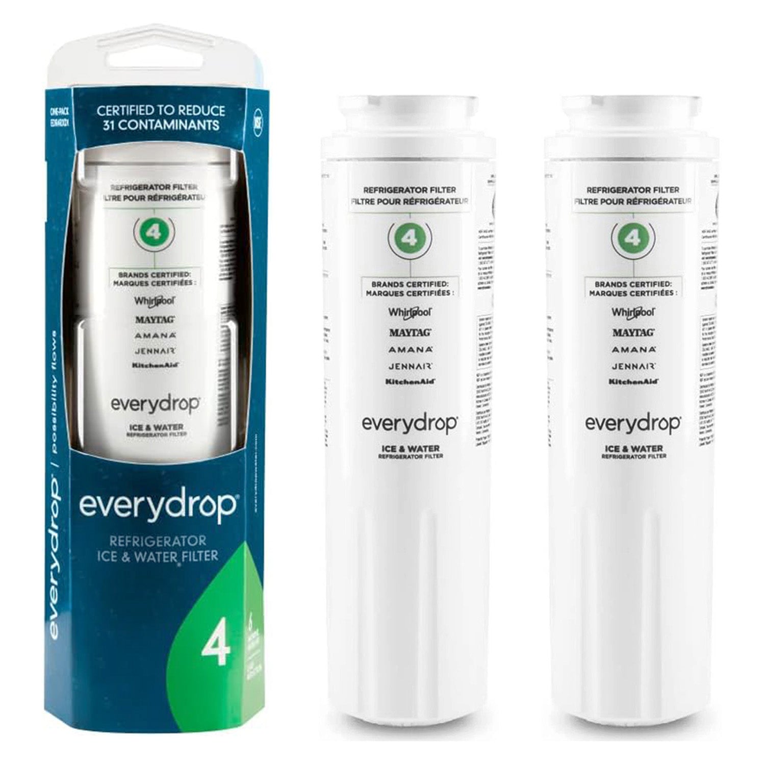 Everydrop water filter 4, EDR4RXD1 Refrigerator water filter - UKF8001, 46-9084