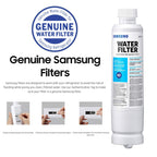 Samsung DA29-00020B Refrigerator Water Filter, Carbon Block, Contaminant Reduction, Fresh Water & Ice, Easy Install