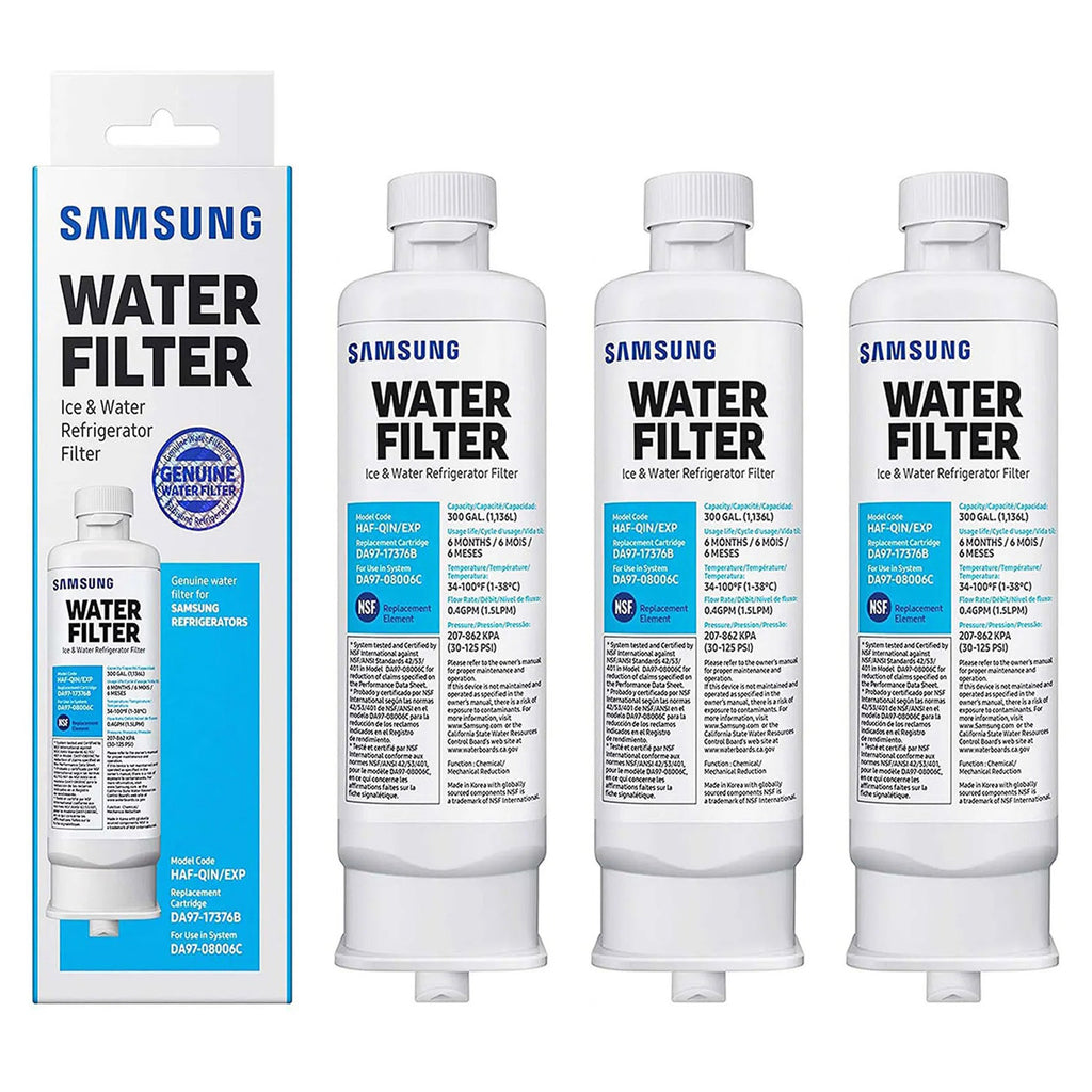 Samsung DA97-17376B Refrigerator Water Filter, Reduces Harmful Contaminants for Clean Drinking Water, Easy Install