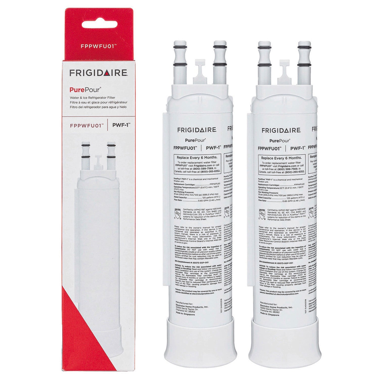 Frigidaire FPPWFU01 PurePour PWF-1 Refrigerator Water Filter