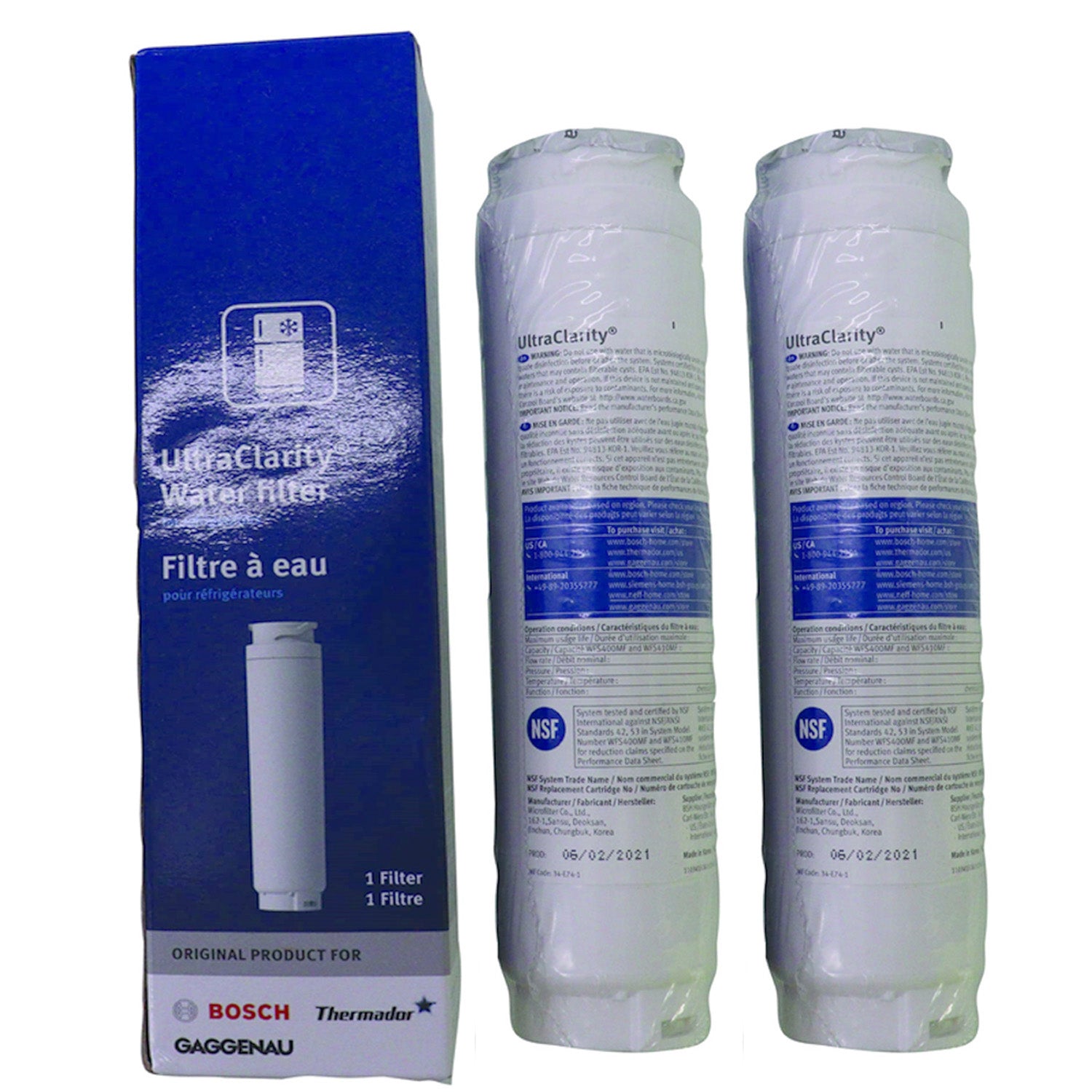 Bosch Ultra Clarity Water Filter | BORPLFTR10, BORPLFTR30, RA450010, REPLFLTR10, REPLFLTR30