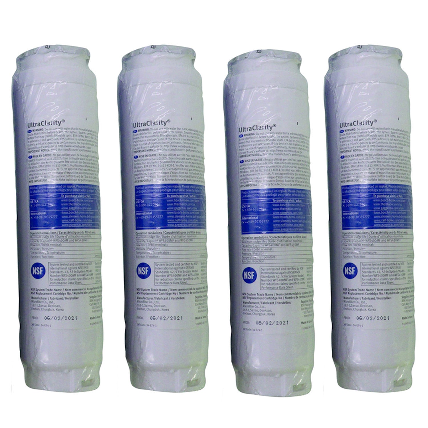 Bosch Ultra Clarity Water Filter | BORPLFTR10, BORPLFTR30, RA450010, REPLFLTR10, REPLFLTR30